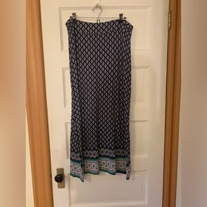 Liz Claiborne boho maxi skirt L